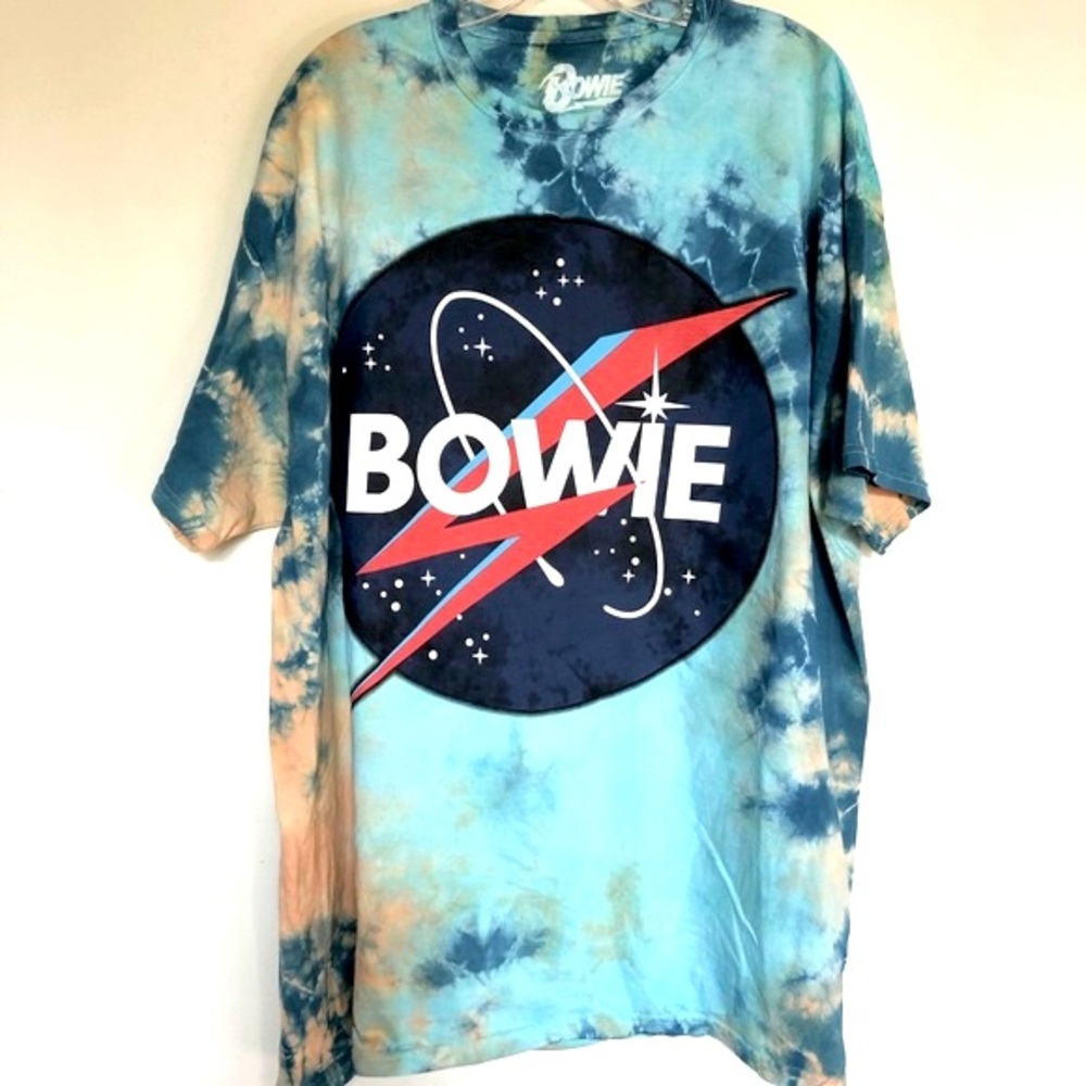 Bowie Graphic Tie Dye Band T shirt